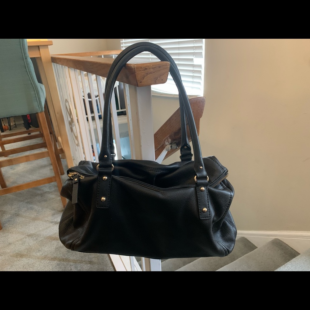 Kate Spade Black Leather Tote Bag/Purse